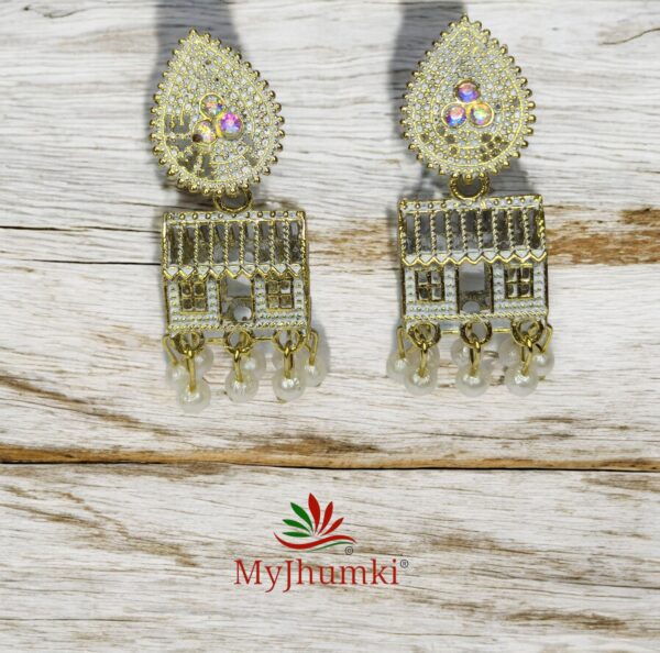 Oxidised Jhumka Earring For Women